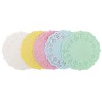 Blondas redondas set pastel (9cm) 20u